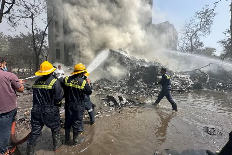 plane crash india