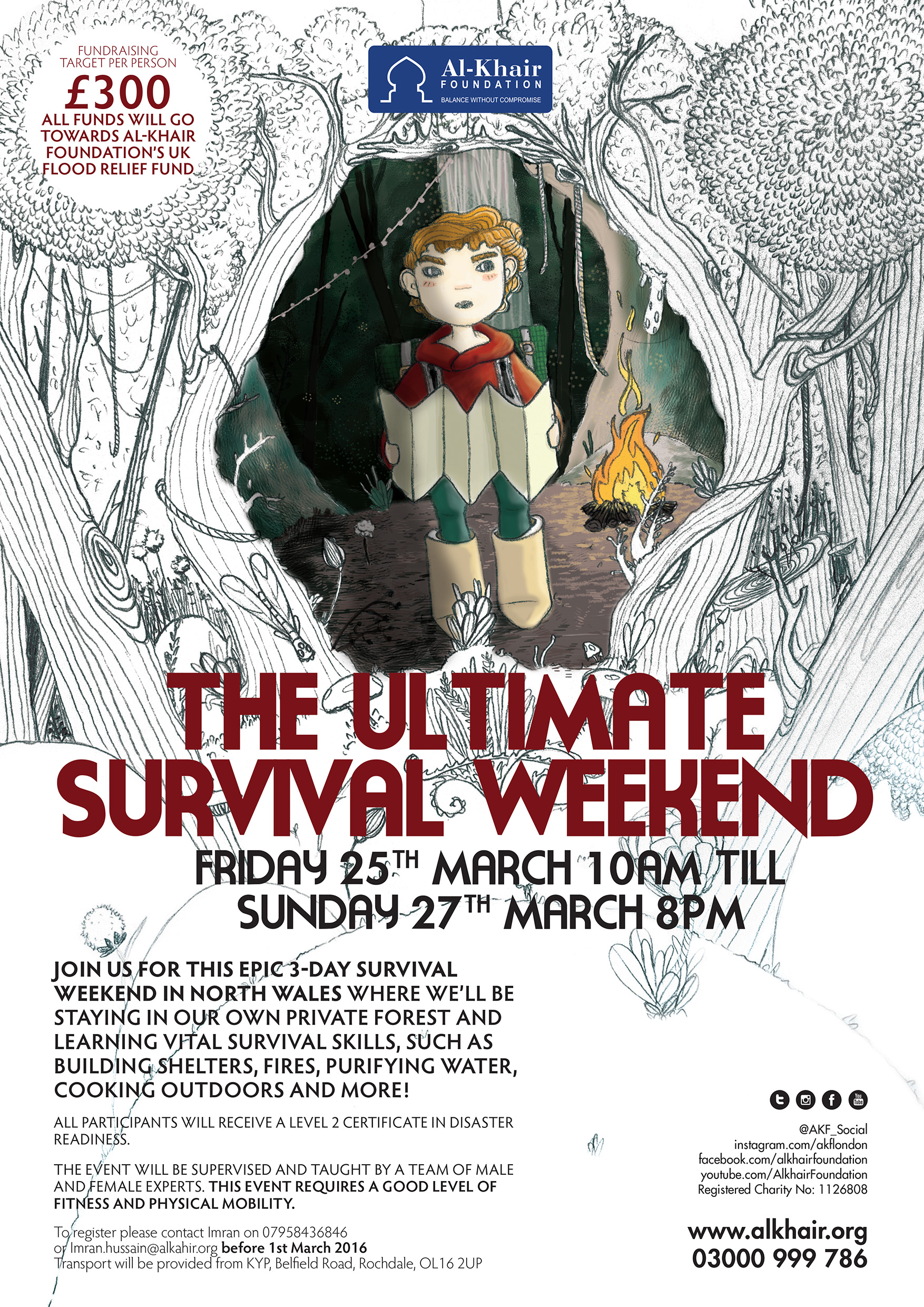 ultimate survival weekend, camping, north Wales, Rochdale