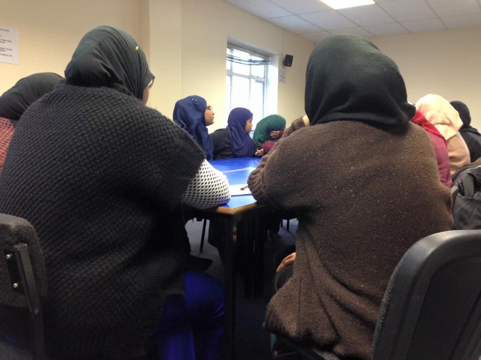 young girls workshop, youth club, environment and islam