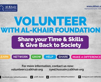 Volunteer with Al-Khair Foundation